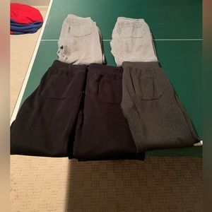 5 pack sweatpants joggers